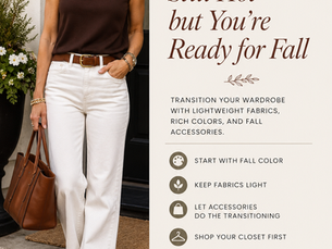 What to Wear When It’s Still Hot but You’re Ready for Fall