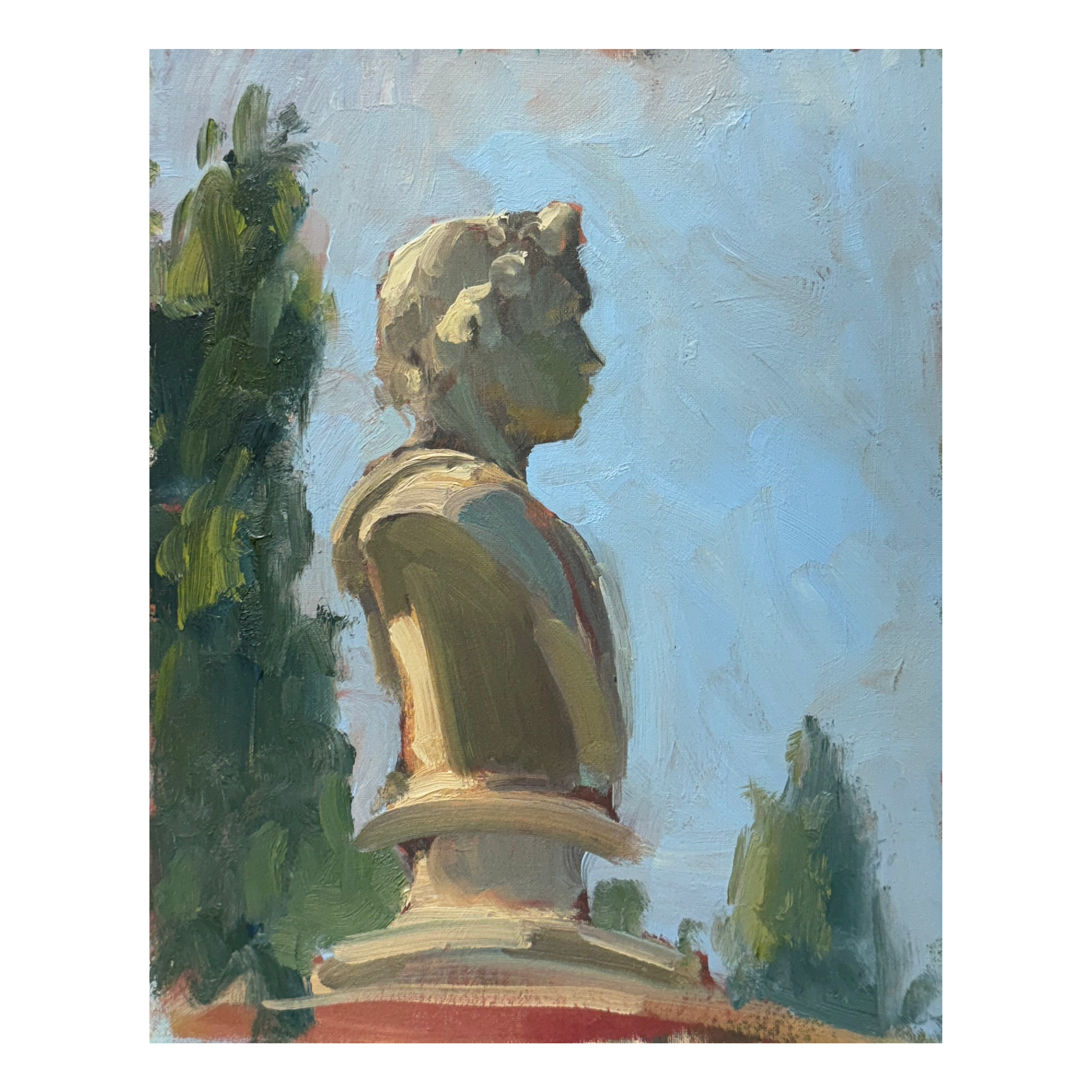 Roman Bust 9x12”