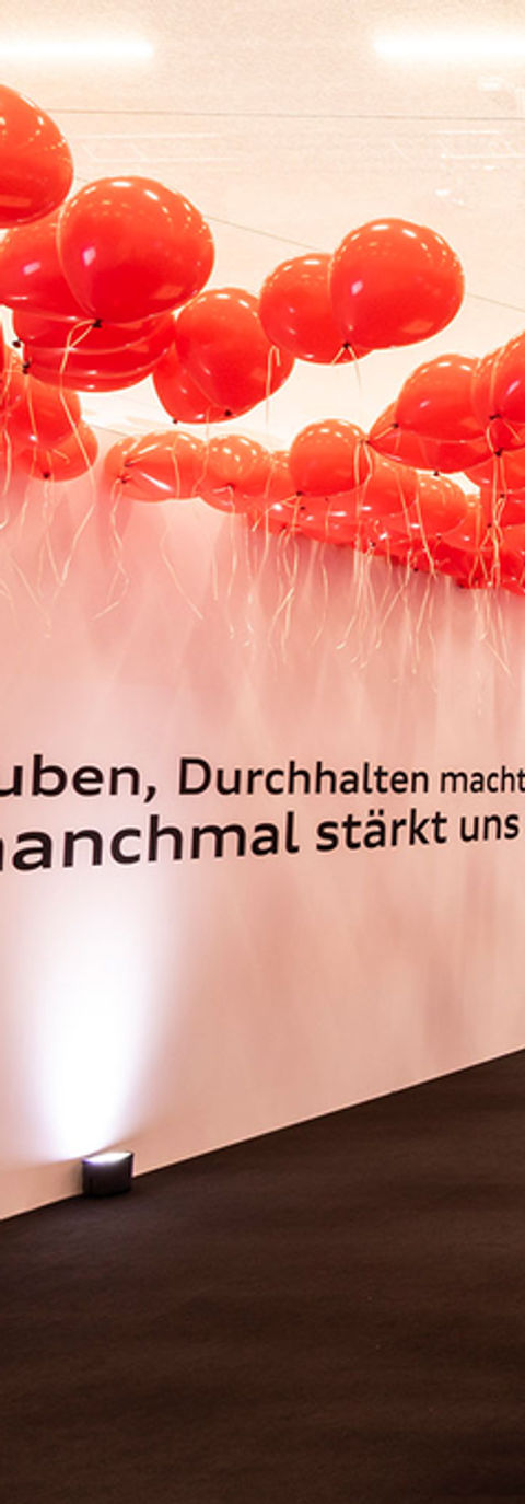 Konzept für AUDI AG P24 Management Konferenz 2024 mit Ballons von NEON PartmbB