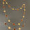 Thumbnail: Laser Rose Gold Carnelian Four Clover Half Set( 20 clover Necklace) 