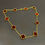 Thumbnail: Golden Red Four Clover Full Set  (10 clover Necklace)