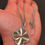 Thumbnail: Laser Silver 25 mm One Clover Necklace 