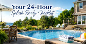 Pool party preparation list