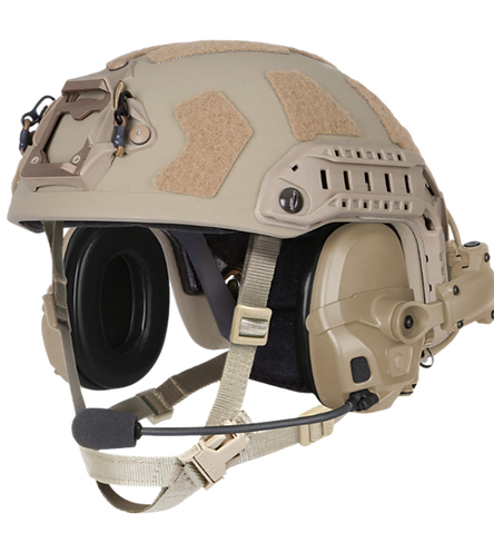 קסדה משולבת מכשיר קשר