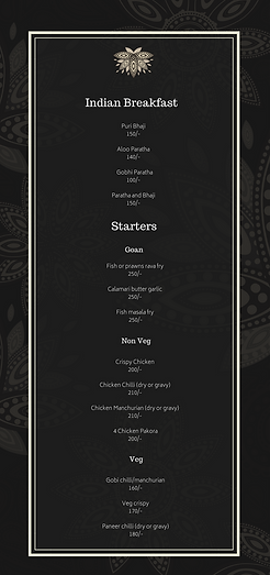 menu design