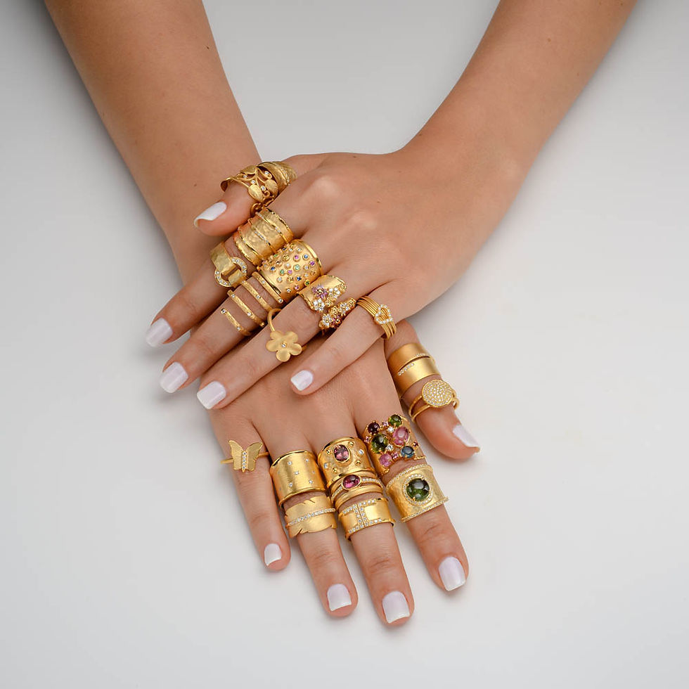 Gold rings