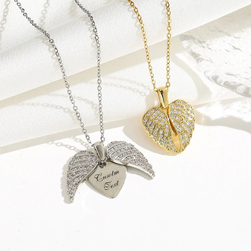 Double Layer Heart Zircon Necklace
