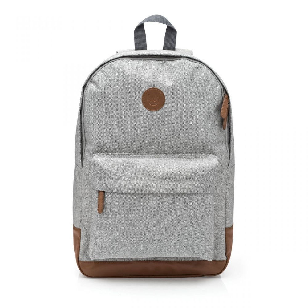 MOCHILA CINZA BASICA