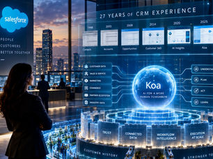 Salesforce Built Koa Around 27 Years of CRM Experience. That Changes the AI Moat.