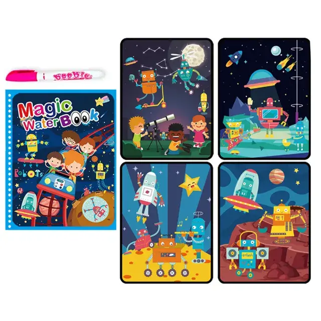 Thumbnail: Reusable Magic Water Coloring Book