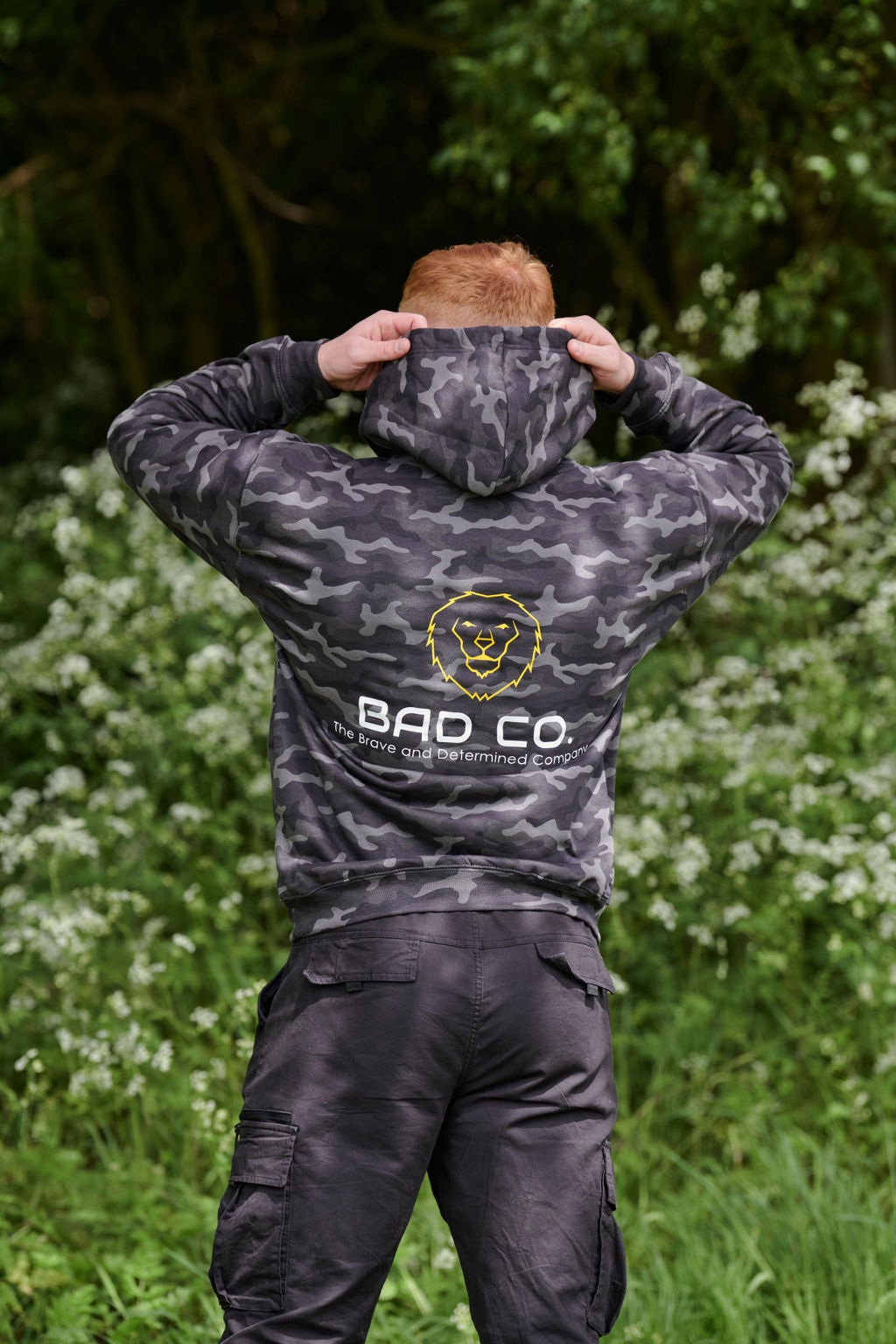 Unisex BaD Co Camo Hoodie
