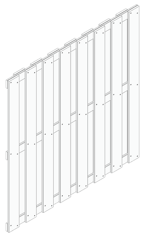 Zaunmodell Blickdicht 100