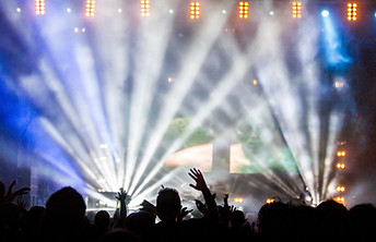 Flashing Lights During Concert