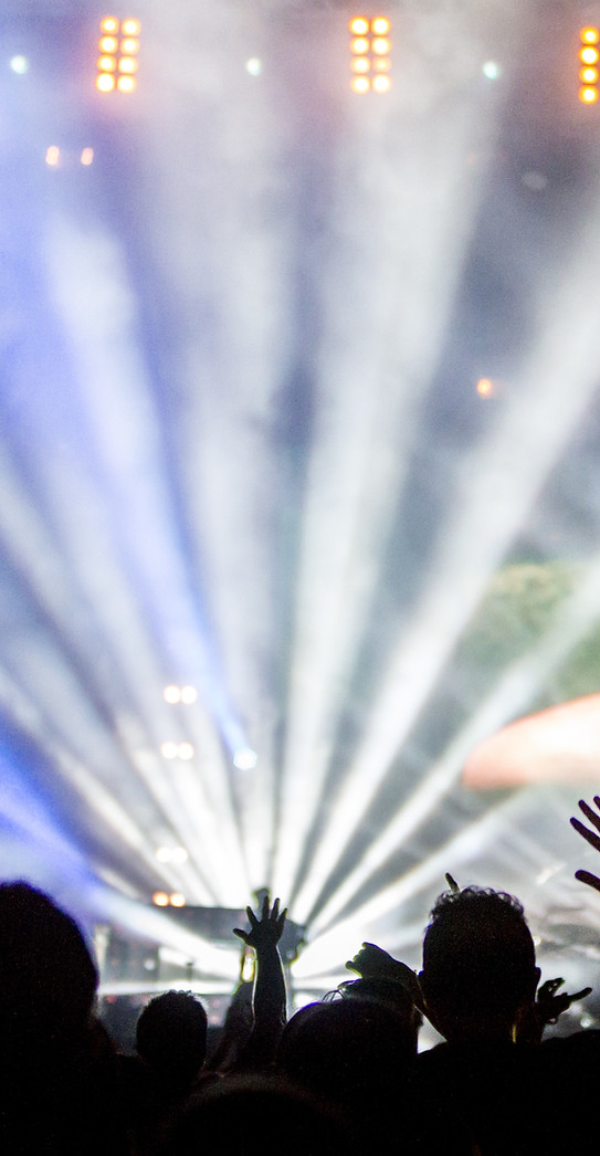 Flashing Lights During Concert