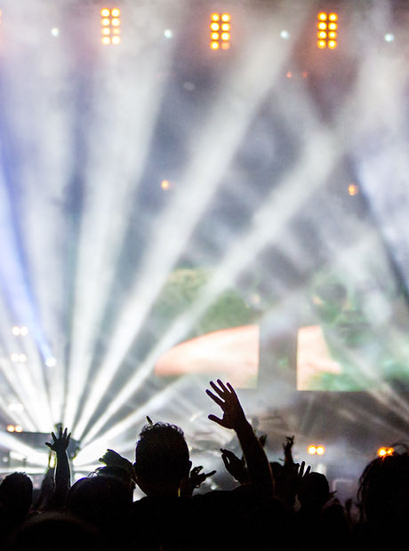 Flashing Lights During Concert