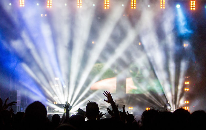 Flashing Lights During Concert