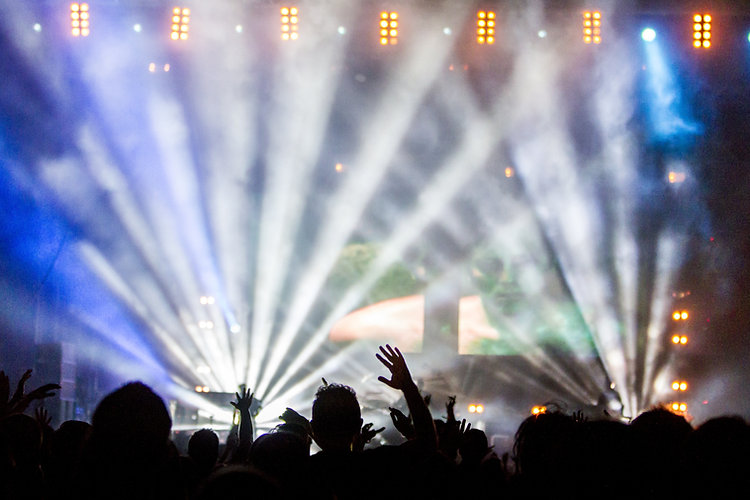Flashing Lights During Concert
