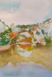 Cours de Mande. Aquarelle en liberté, janvier 2024