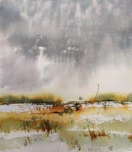 Séance à thème : travail dans l'humide. Cours de Mande, Aquarelle en liberté Veyras