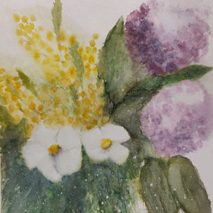 Cours de Maria Valverde. Aquarelle en Liberté, Veyras. mars 2026