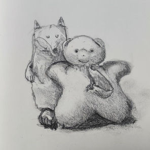 Cours de dessin de Daniel Delaunay. Novembre 2023, Aquarelle en liberté, Veyras.