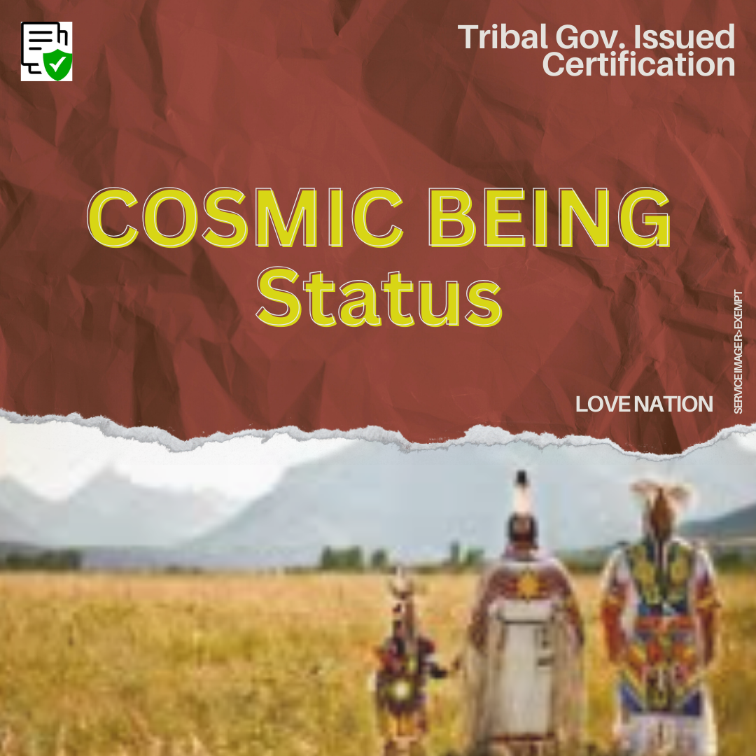 Cosmic Being Certification