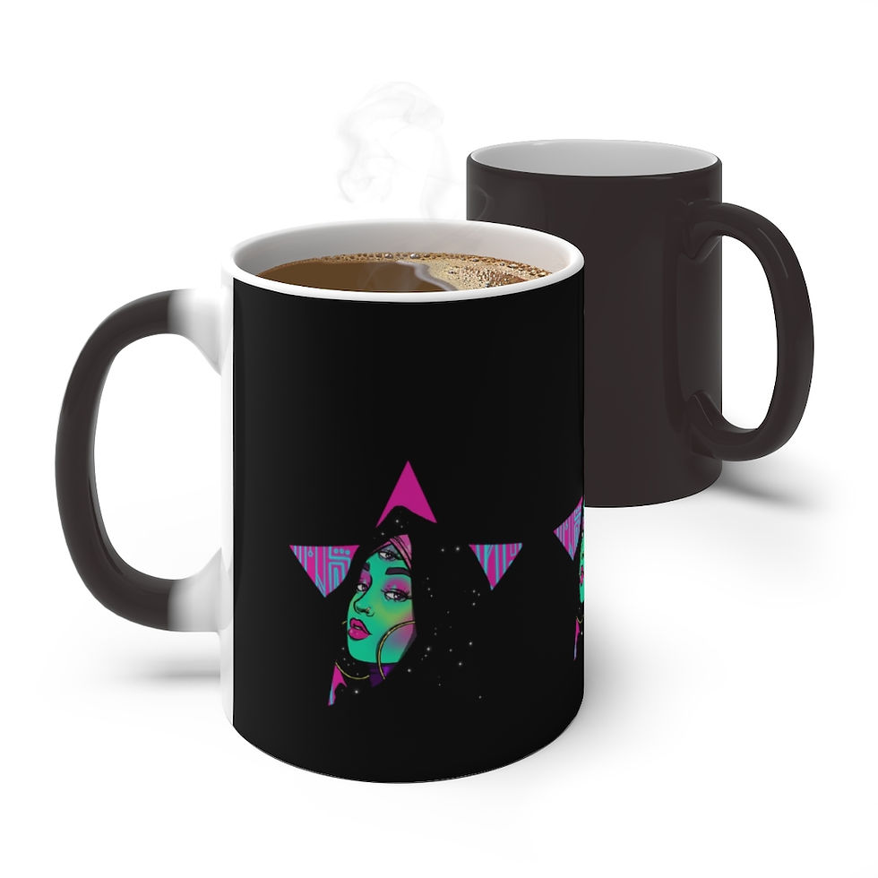 Thumbnail: Why You Muggin Me Star Eye Color Changing Mug