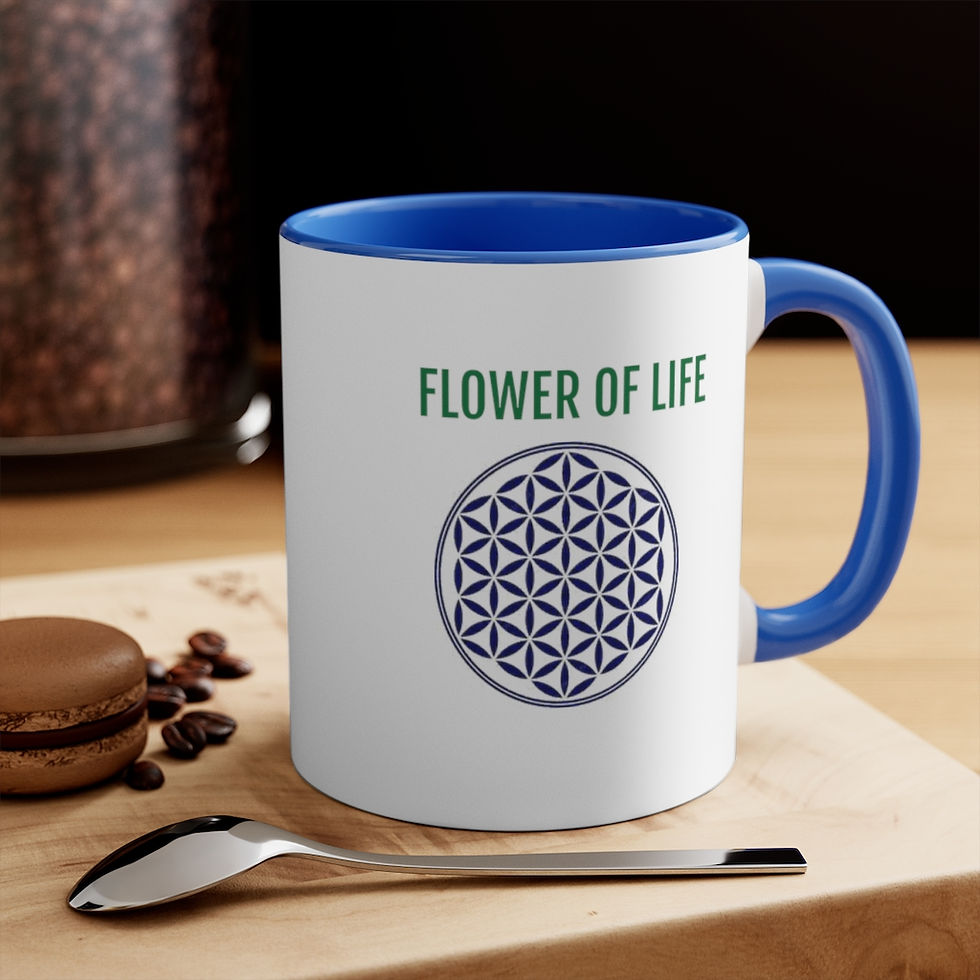 Thumbnail: Why You Muggin Me Flower Of Life 11oz Accent Mug