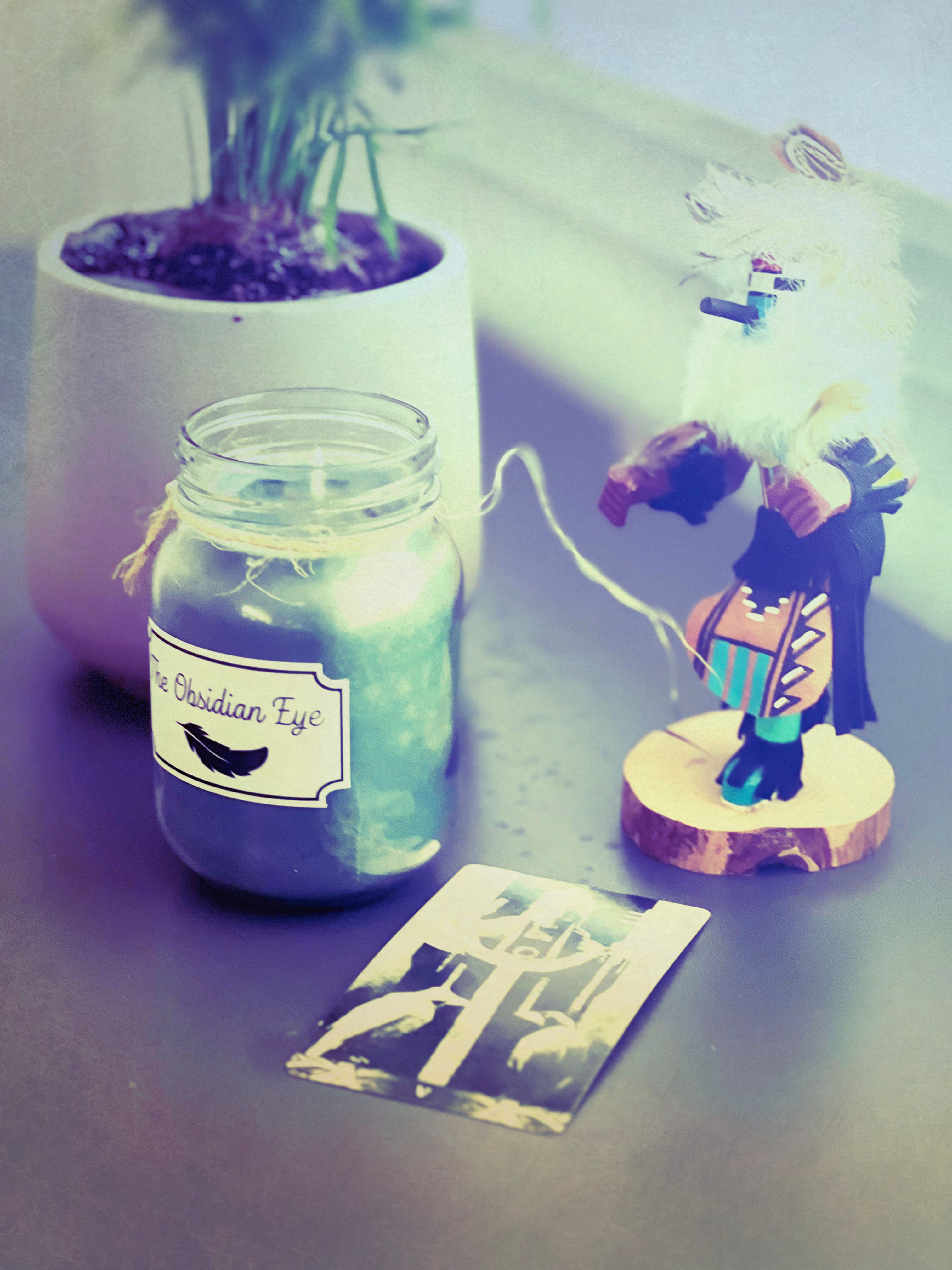 “The Shaman” Candle ~ The Three Faces of Adam ~