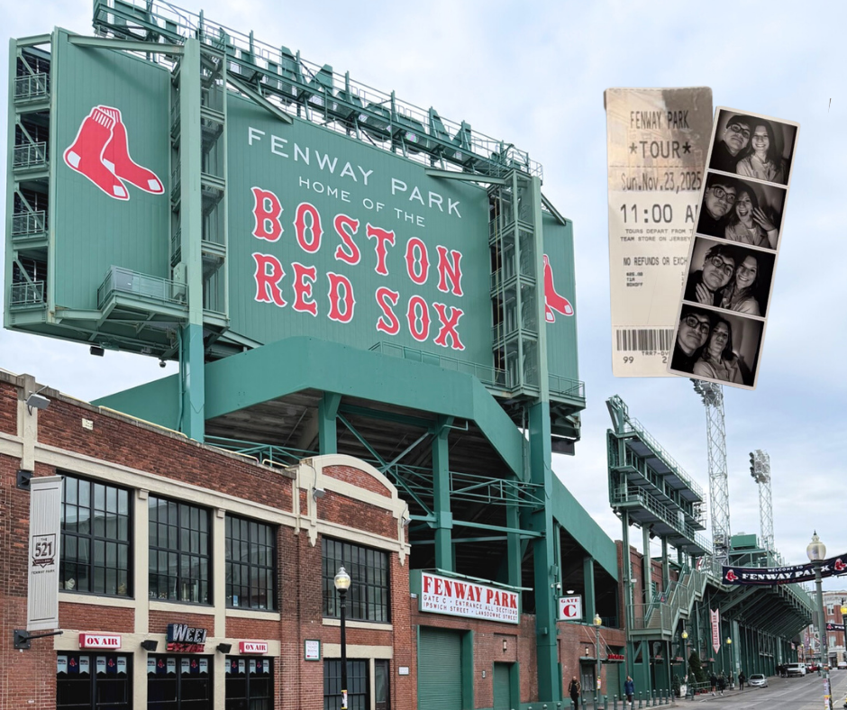 Boston Fenway Park Tour
Fall in Boston 
November Boston Travel Guide
Five Day Boston Itinerary