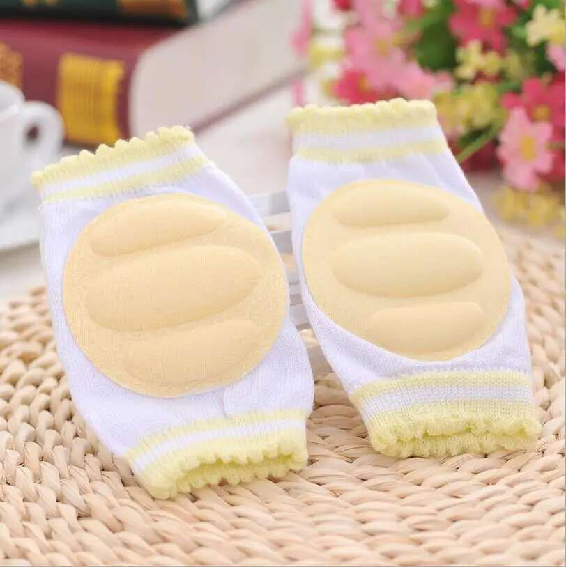 Thumbnail: 1 Pair Kids Safety Crawling Elbow Kneepad Cushion Toddlers Baby Girls Boys Knee 