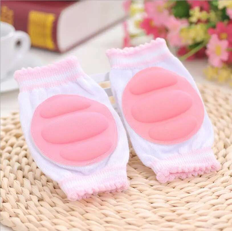Thumbnail: 1 Pair Kids Safety Crawling Elbow Kneepad Cushion Toddlers Baby Girls Boys Knee 