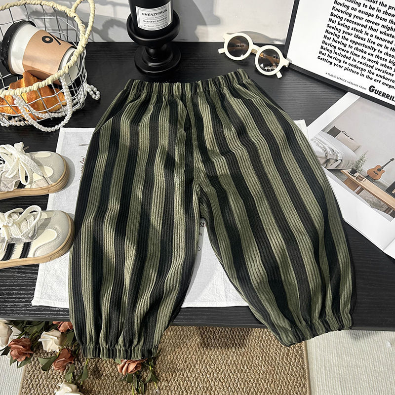 Thumbnail: New 1-6Y Boys Girls Loose Thin Sweatpants 2026 Spring Kids Clothes Autumn Casual