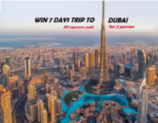 Lotto Free Trip to Dubai for 2