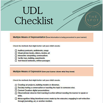 UDL Checklist