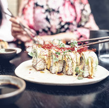 Plate of sushi