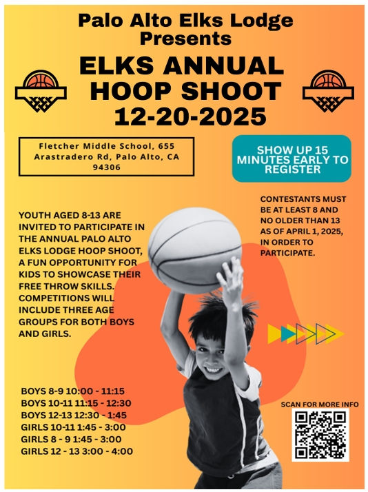Elks National Hoop Shoot Kickoff (December 20)