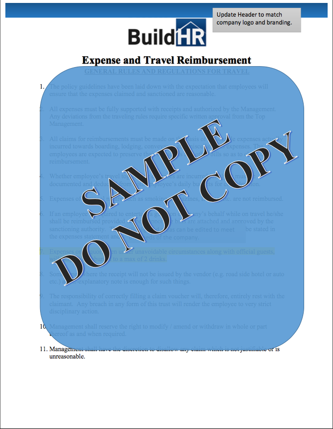 Thumbnail: Travel and Expense Policy
