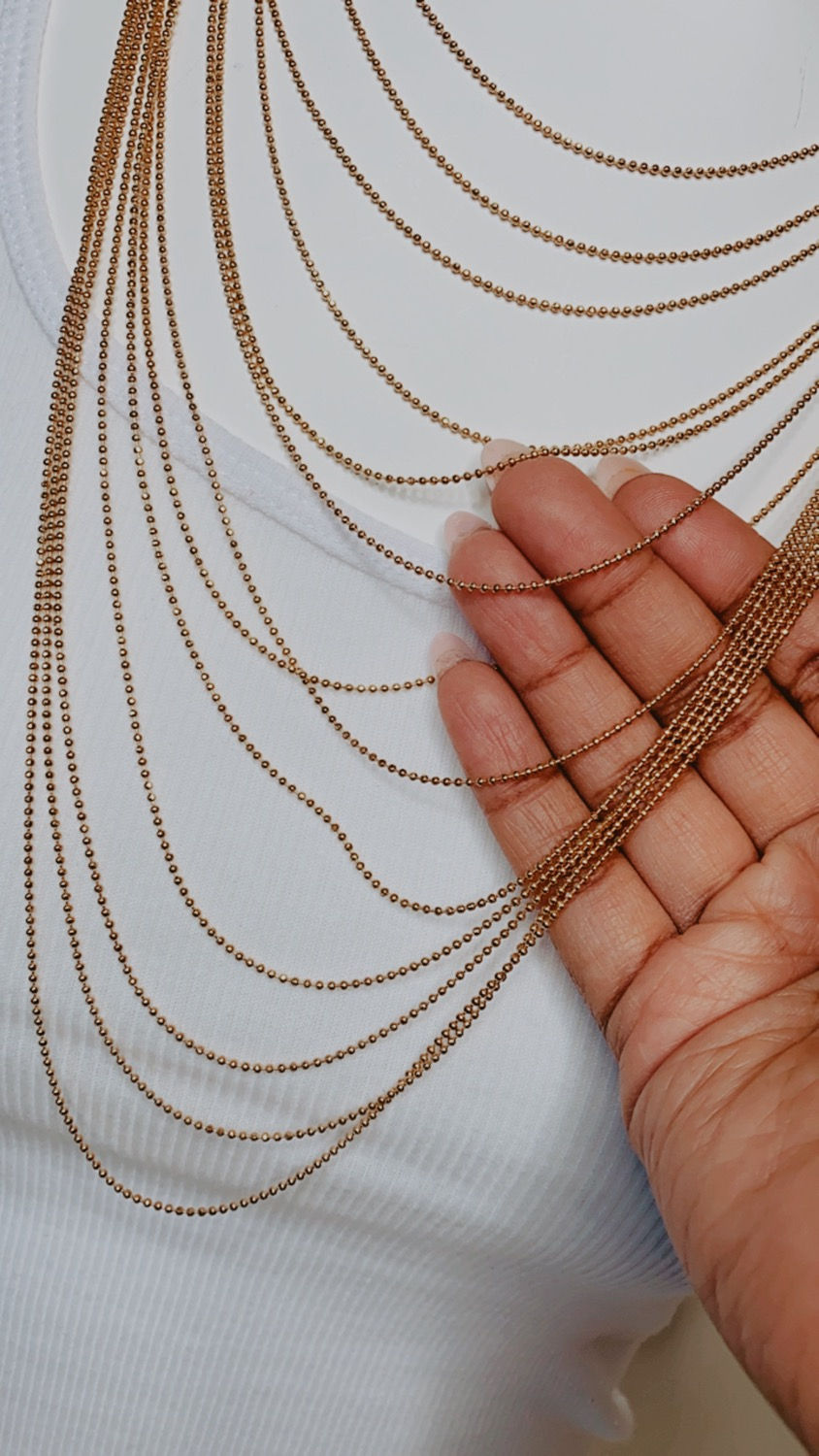 Thumbnail: Gold Layered Chain Necklace
