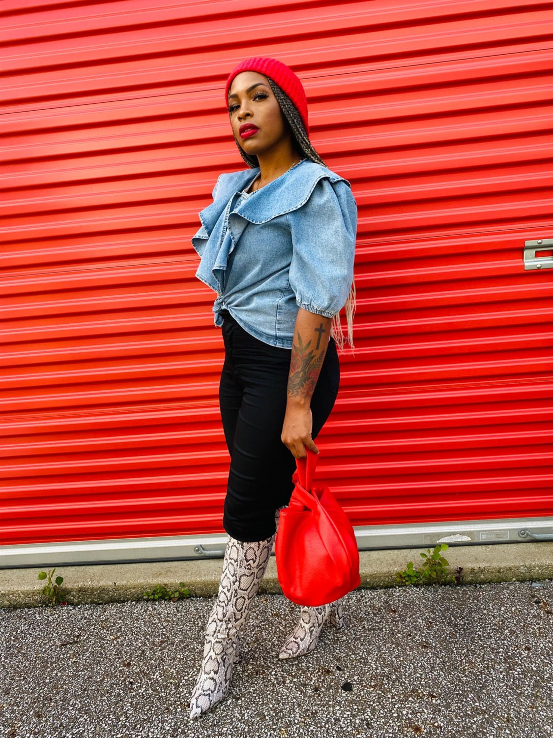 Chambray Top