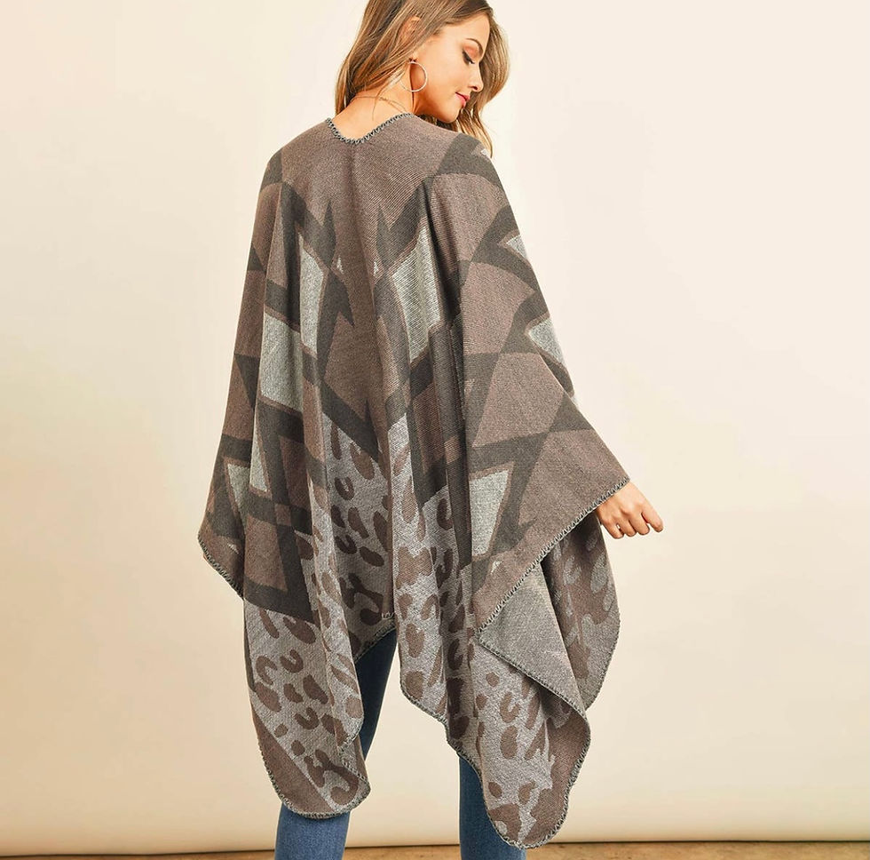 Thumbnail: Leopard Aztec Kimono