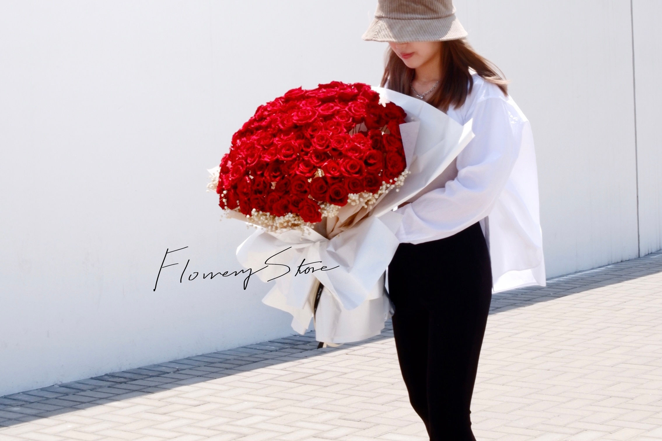 99枝玫瑰求婚花束