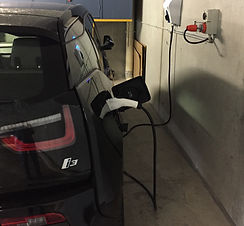 BMW i3 Cylon electric car charger