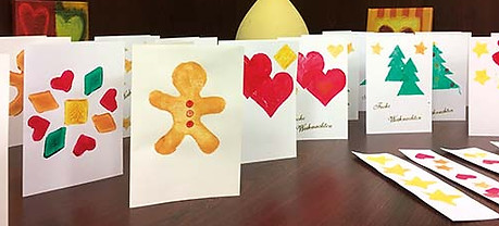 die mobile Druckwerkstatt, Weihnachtskarten
