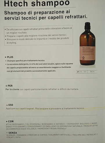 ALCHIMIA HAIR AND BEAUTY HTECH SHAMPOO