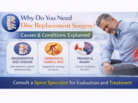 Why Do You Need Disc Replacement Surgery? Causes & Conditions Explained