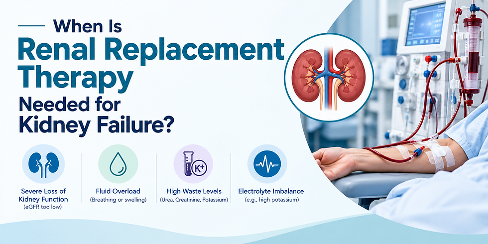 When Is Renal Replacement Therapy Needed for Kidney Failure?