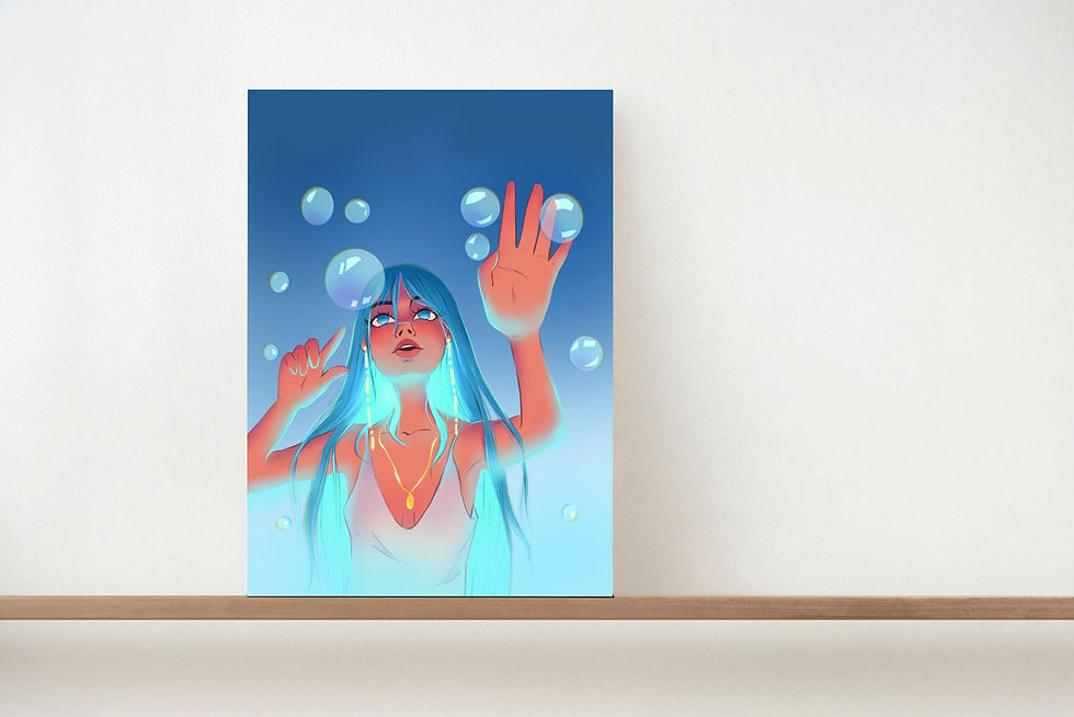 Thumbnail: Bubbles Art Print