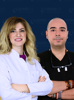 Doç. Dr. Ayfer Atav ve Dr. Dt. Emre Övsay, UDHEK'26'da.