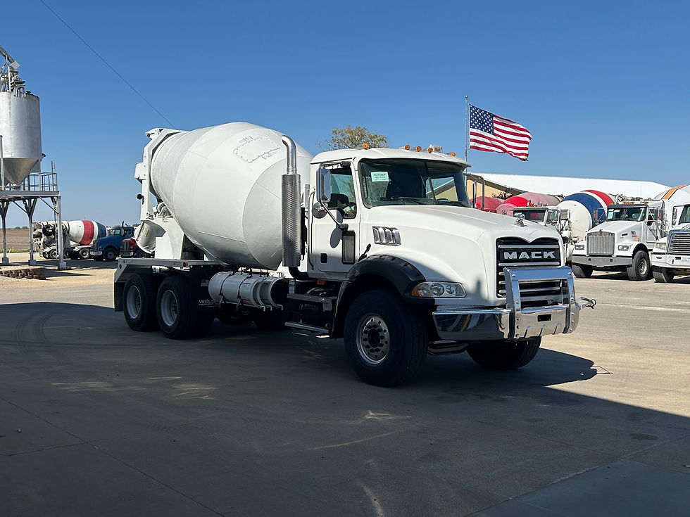 Thumbnail: (1) - 2007 Mack CTP713B Mixer Truck with 10.5yd CBMW Mixer